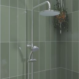 Croydex  Fixed Overhead Shower Head Chrome 200mm