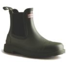 Hunter Commando Chelsea Size 8 Womens Green Waterproof Non Safety Dealer Boots