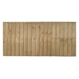 Forest Vertical Board Closeboard  Fence Panels Natural Timber 6' x 3' Pack of 20