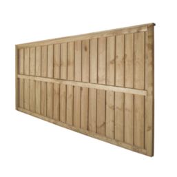 Forest Vertical Board Closeboard  Fence Panels Natural Timber 6' x 3' Pack of 20