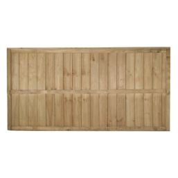 Forest Vertical Board Closeboard  Fence Panels Natural Timber 6' x 3' Pack of 20