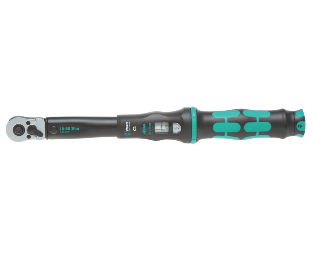 Wera Click-Torque C1 Adjustable Torque Wrench 1/2" x 15.5"