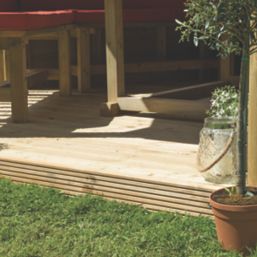 Forest HGG3MTTIN 10' x 9' (Nominal) Hexagonal Timber Gazebo with Base & Assembly