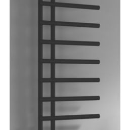 Reina 1412mm x 500mm 2020BTU Black Flat Designer Towel Radiator