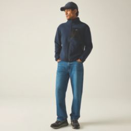 Regatta Frankie Full Zip Fleece Navy/Black  Large 41-42" Chest