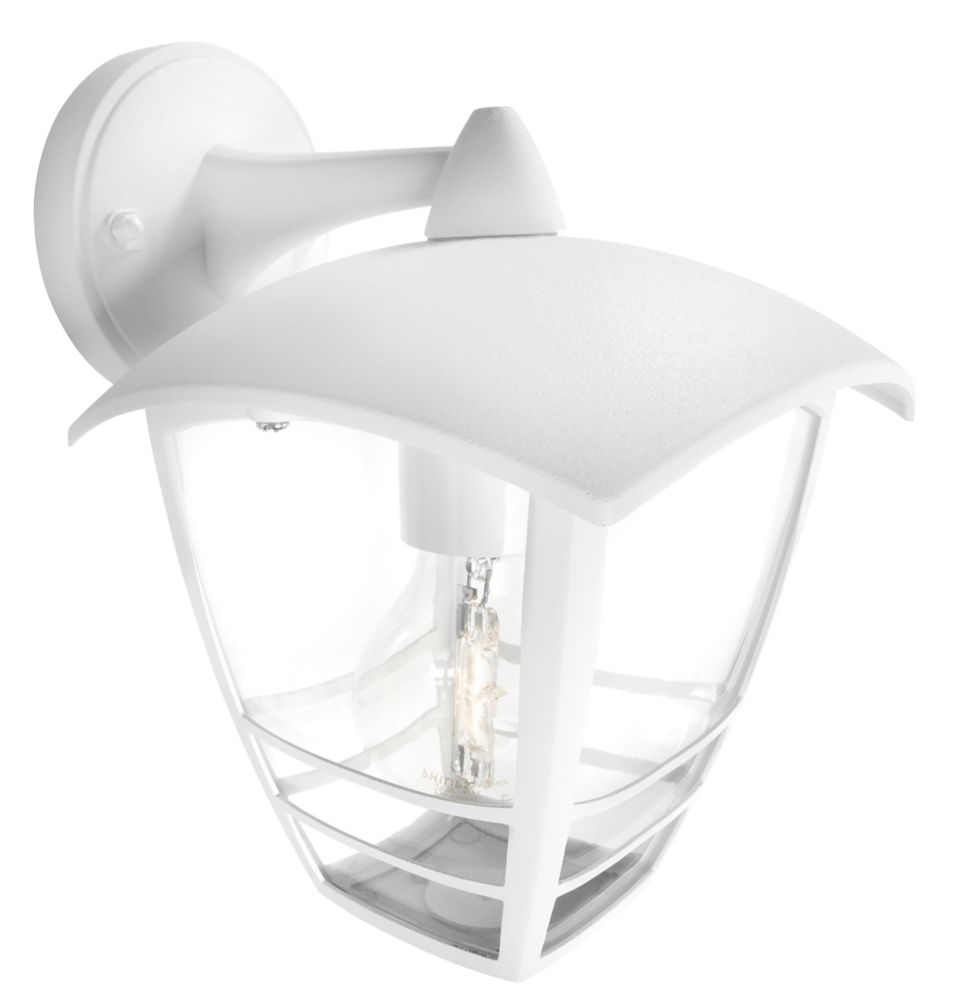 Philips Hue Creek Outdoor Down Wall Light White - Screwfix