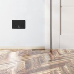 Arlec 13A 2-Gang SP Switched Socket + 4A 15W 2-Outlet Type A USB ...