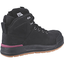 Hard Yakka W 3056 Metal Free Womens Lace & Zip Safety Boots Black Size 3