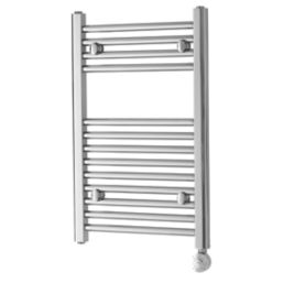 Towelrads 691mm x 450mm 682BTU Chrome Flat Electric Towel Radiator