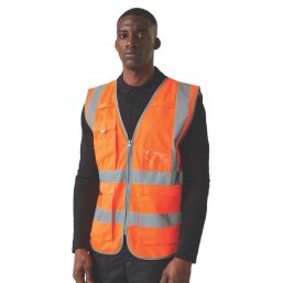 Regatta Pro Executive Hi-Vis Vest Orange 3X Large 50" Chest