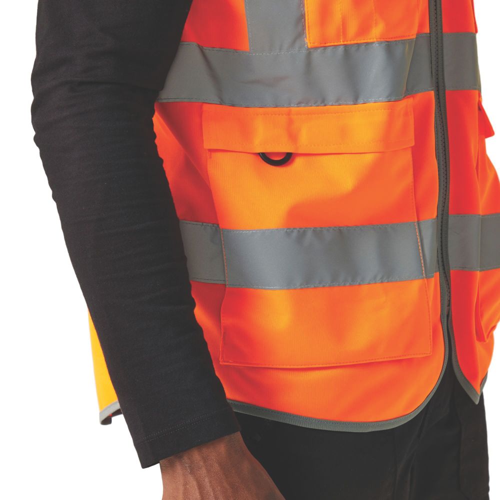 Regatta Dover Hi-Vis Jacket Orange 3X Large 50" Chest