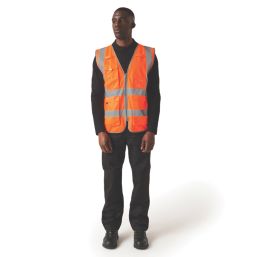 Regatta Pro Executive Hi-Vis Vest Orange 3X Large 50" Chest