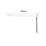 Essentials Folding Shelf Brackets White 280mm x 200mm 2 Pack