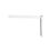 Essentials Folding Shelf Brackets White 280mm x 200mm 2 Pack