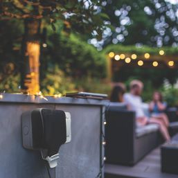 British General Storm IP66 13A 1-Gang SP Weatherproof Outdoor Switched Power Socket with External Switch