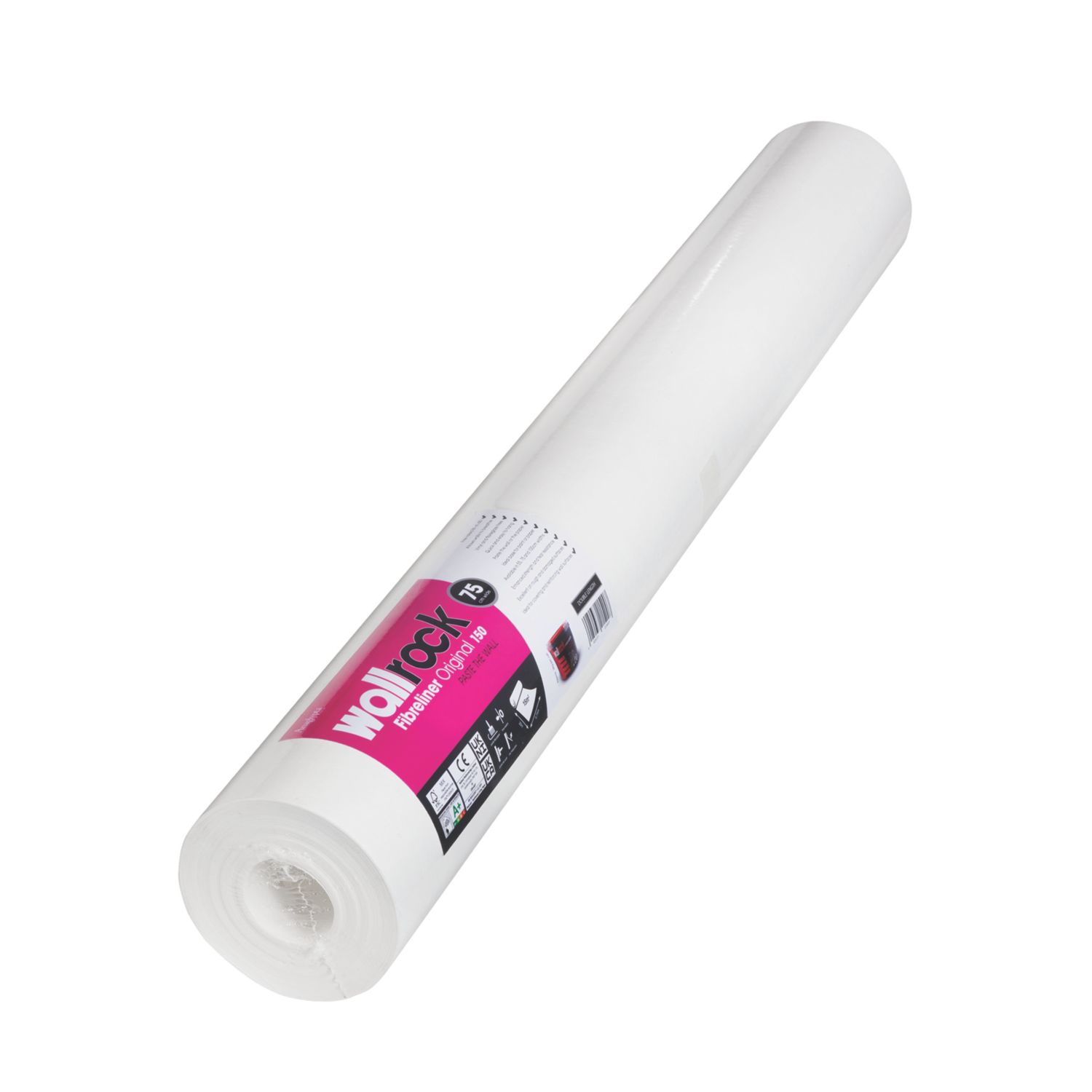 Wallrock White Fibreliner Wallpaper 750mm x 20m (62929)