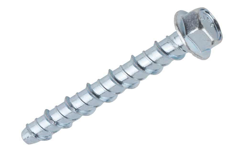 Easyfix Bright Zinc-Plated Carbon Steel Concrete Bolts M8 x 80mm