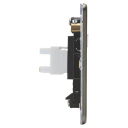 Knightsbridge SFC6AB 1-Gang RJ45 Antique Brass with Colour-Matched Inserts