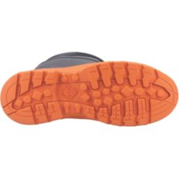 Muck Boots Grit S5 Size 9  Black & Orange  Safety Wellies