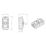 Knightsbridge  20AX Grid SP Control Switch Smoked Bronze