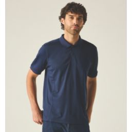 Regatta Recycle.Me Pique Polo Shirt Navy 2X Large 51" Chest