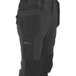 DEWALT Pritchard Stretch Work Joggers Grey / Black 38" W 33" L