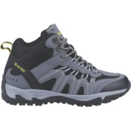 Hi-Tec Jaguar Mid Size 10  Grey Waterproof  Non Safety Work Boots