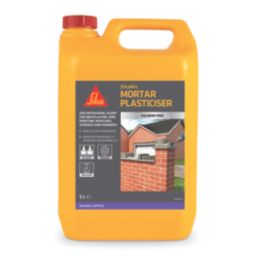 Sika SikaMix Mortar Plasticiser Dark Brown 5Ltr