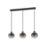 Eglo Oilella 3-Light Pendant Black & Brown