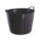 Red Gorilla  Polyethylene Tub Black 38Ltr
