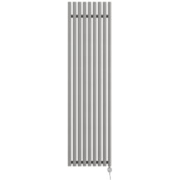 Terma Rolo-Room-E 1000W Electric Radiator 1800mm x 480mm Grey / Silver 3410BTU