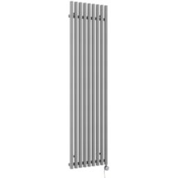 Terma Rolo-Room-E 1000W Electric Radiator 1800mm x 480mm Grey / Silver 3410BTU