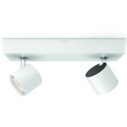 Philips Star WarmGlow LED Double Bar Spotlight White 9W 1000lm