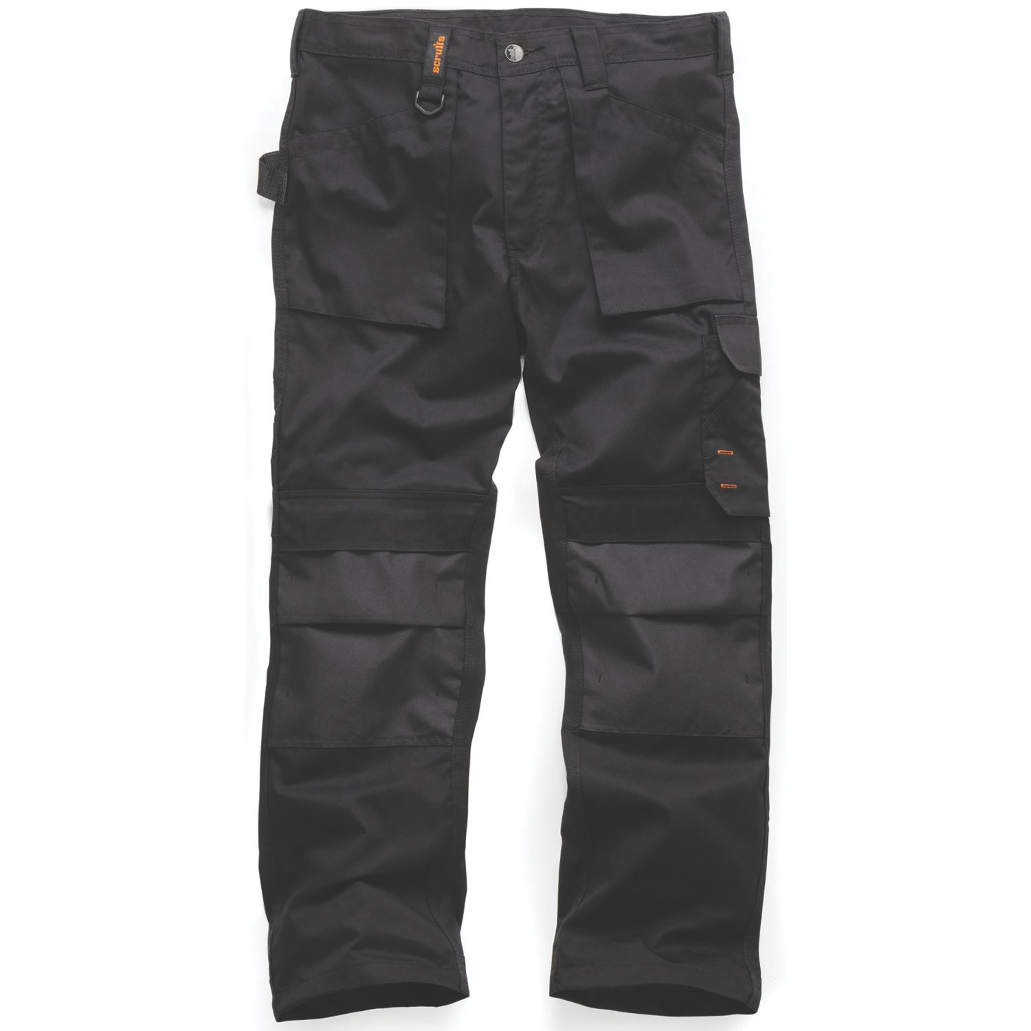 Scruffs Worker 2019 Work Trousers Black 32" W 30" L (629JJ)