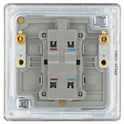 LAP  20A 1-Gang DP Boiler Switch Polished Chrome with LED