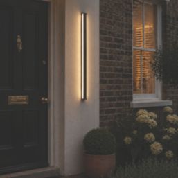 Eglo Neviano Outdoor LED Wall Light Black 7W 2100lm