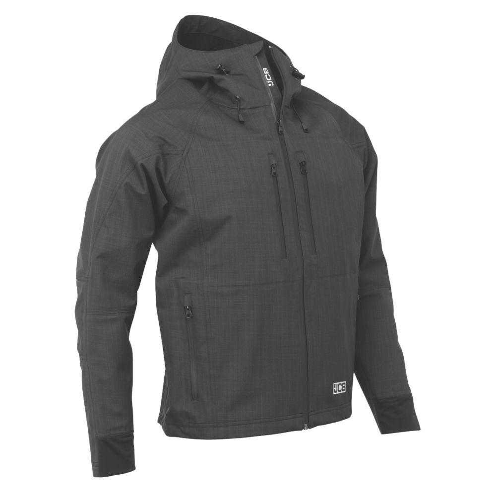 JCB Sitemaster Jacket Black X Large 46" Chest Screwfix