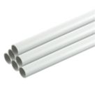 Deta TTE Round uPVC White Conduit 20mm x 3m 20 Pack