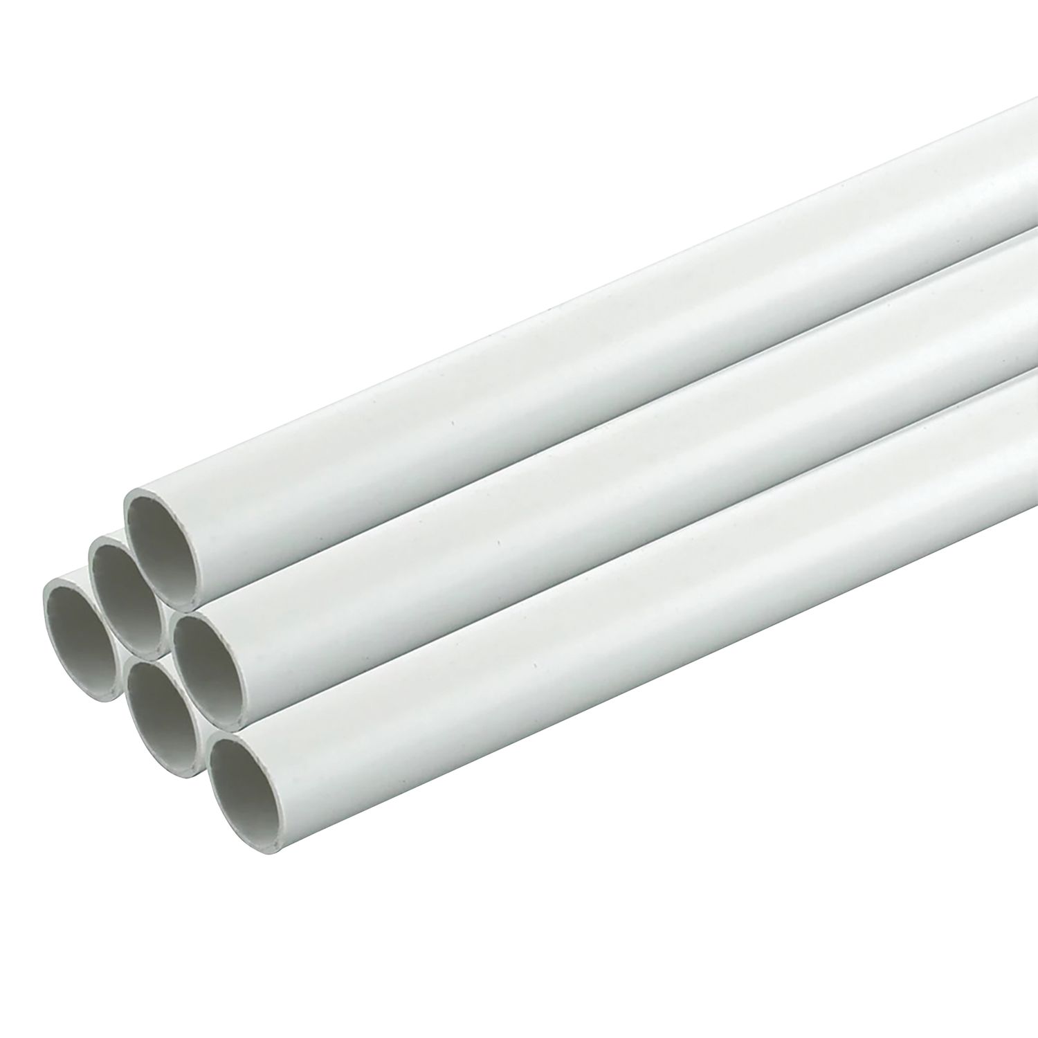 Deta TTE Round uPVC White Conduit 20mm x 3m 20 Pack (629VT)