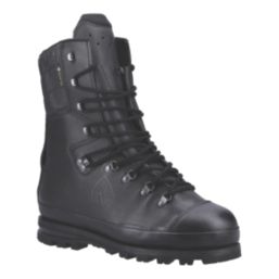 Haix Climber Size 7  Black Waterproof Steel Toe Cap Safety Boots