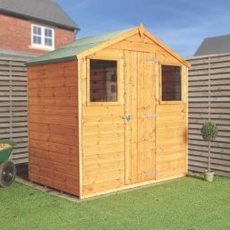 Mercia  6' x 4' (Nominal) Apex Shiplap T&G Timber Shed