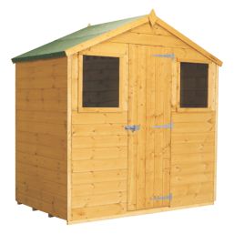 Mercia  6' x 4' (Nominal) Apex Shiplap T&G Timber Shed