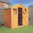 Mercia  6' x 4' (Nominal) Apex Shiplap T&G Timber Shed