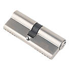 Smith & Locke Fire Rated  Double 1* 6-Pin Euro Cylinder Lock 40-40 (80mm) Polished Nickel