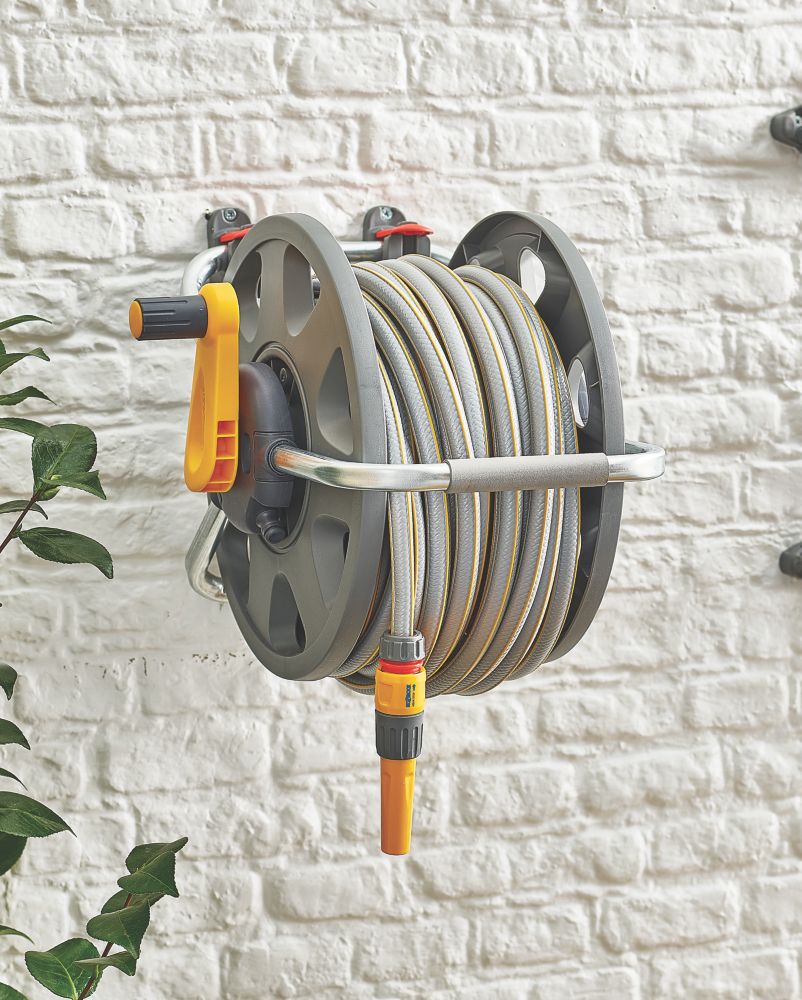 Hozelock 2-in-1 Reel with Hose 12mm x 25m - Screwfix