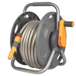 Hozelock 2-in-1 Reel with Hose 12mm x 25m - Screwfix