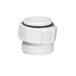 McAlpine T12A-1 1 1/2" BSP Coupler White 40mm x 40mm