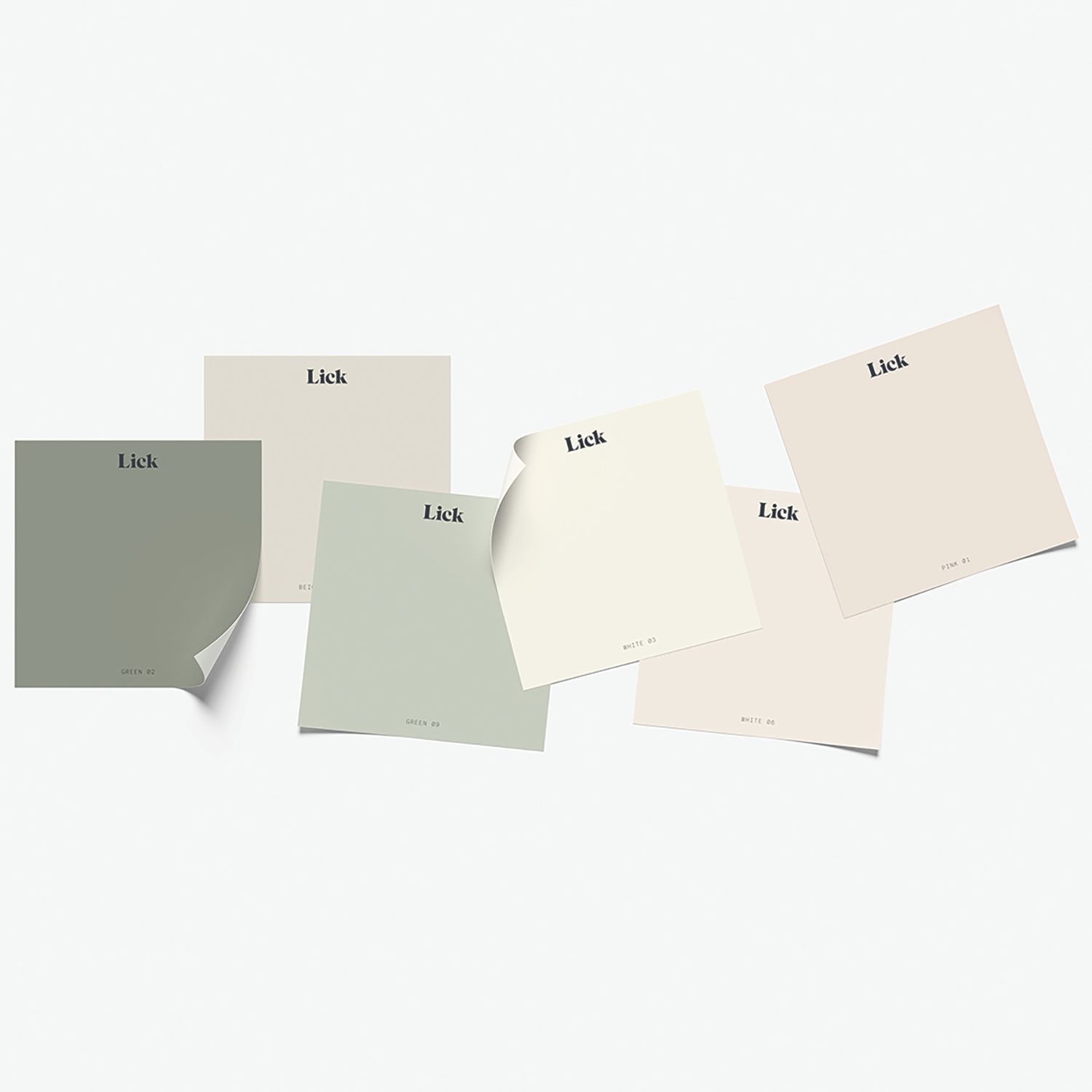 LickPro Best-Selling Colours Peel & Stick Paint Samples 6 Pack (630AC)