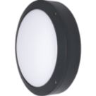 Luceco Atlas Outdoor Round LED Clear Cowl Bulkhead Black 12/19W 1250/2100lm