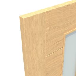 Green & Taylor  7-Frosted Light Satin Lacquered Oak Wooden Flush Internal Door 1981mm x 762mm